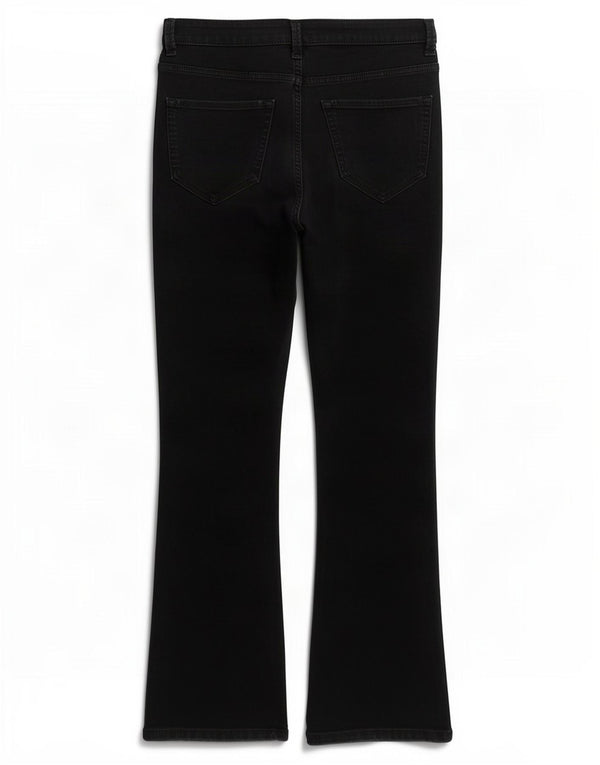 Marks & Spencer Damen The Eva Bootcut Jeans UK 12 Medium W30 L32 Schwarz