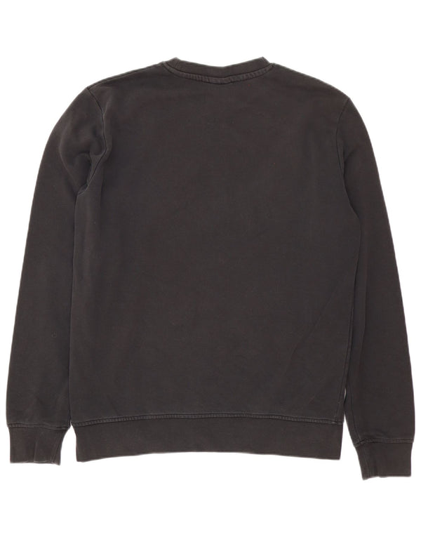 Ellesse Mens Heritage Graphic Sweatshirt Jumper Medium Black Cotton