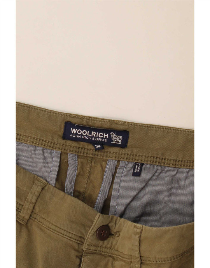 Woolrich Mens Chino Shorts W34 Large Khaki