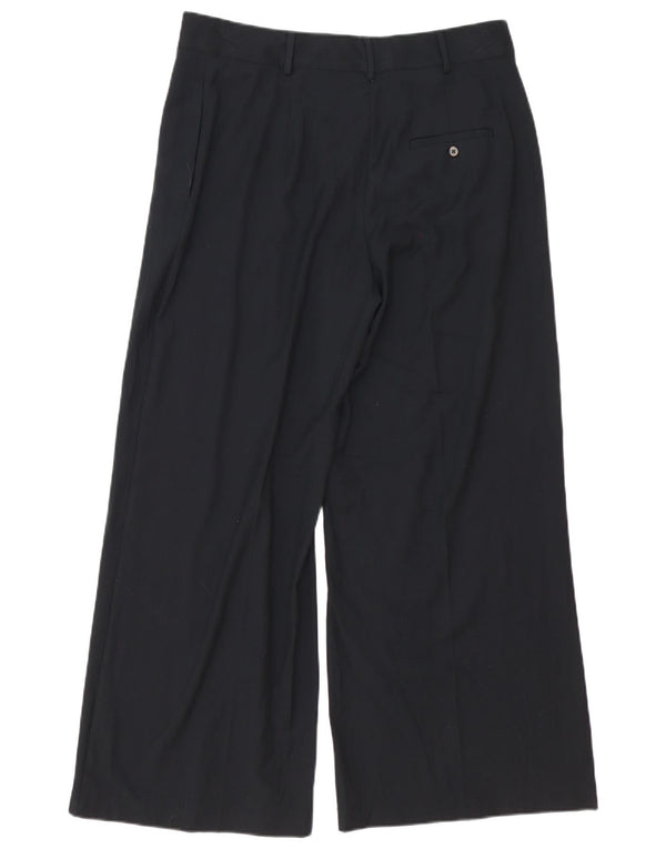 Женские широкие брюки чинос Marks & Spencer UK 14, большие W32 L28, черные