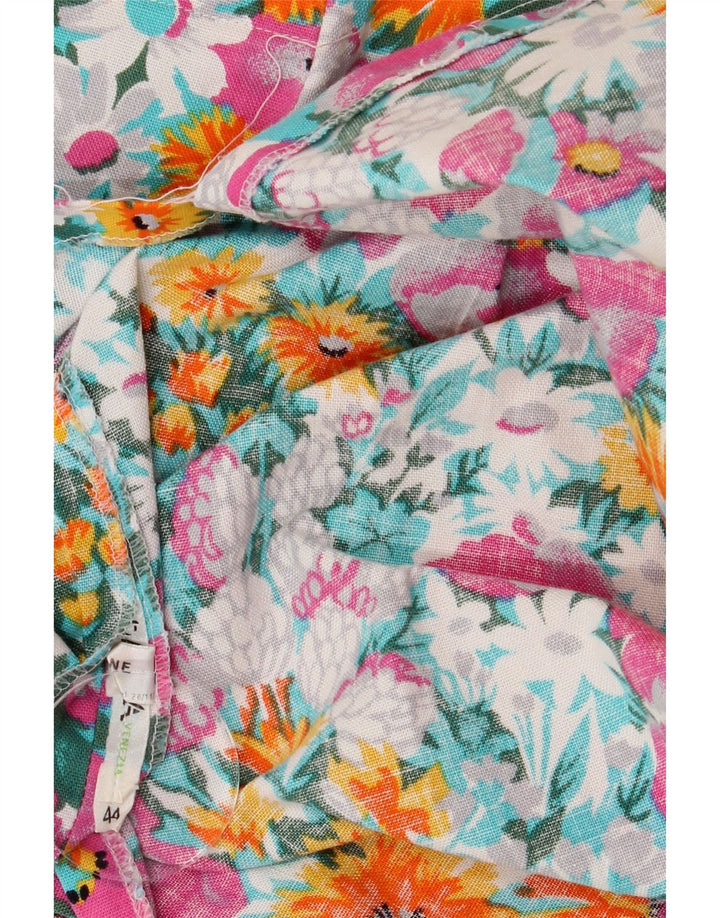 VENEZIA Womens Sleeveless Sheath Dress IT 44 Medium Multicoloured Floral Vintage Venezia and Second-Hand Venezia from Messina Hembry 