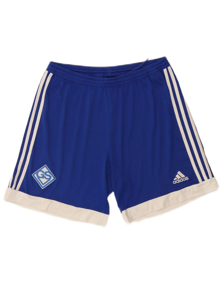 Adidas Herren Climacool Sportshorts, großes blaues Farbblock-Polyester