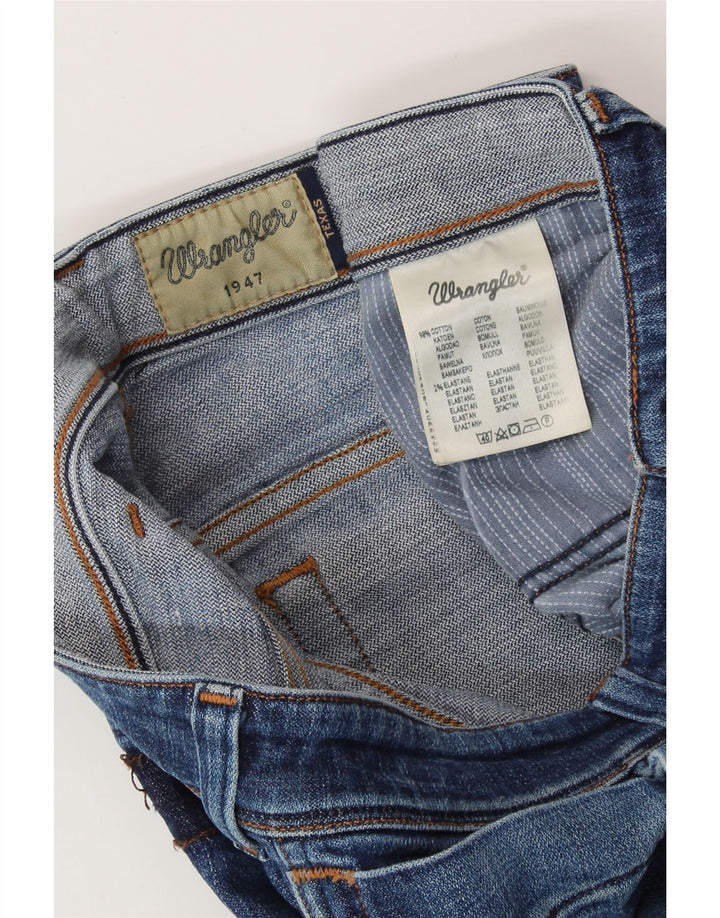 WRANGLER Mens Straight Jeans W32 L31  Blue Cotton