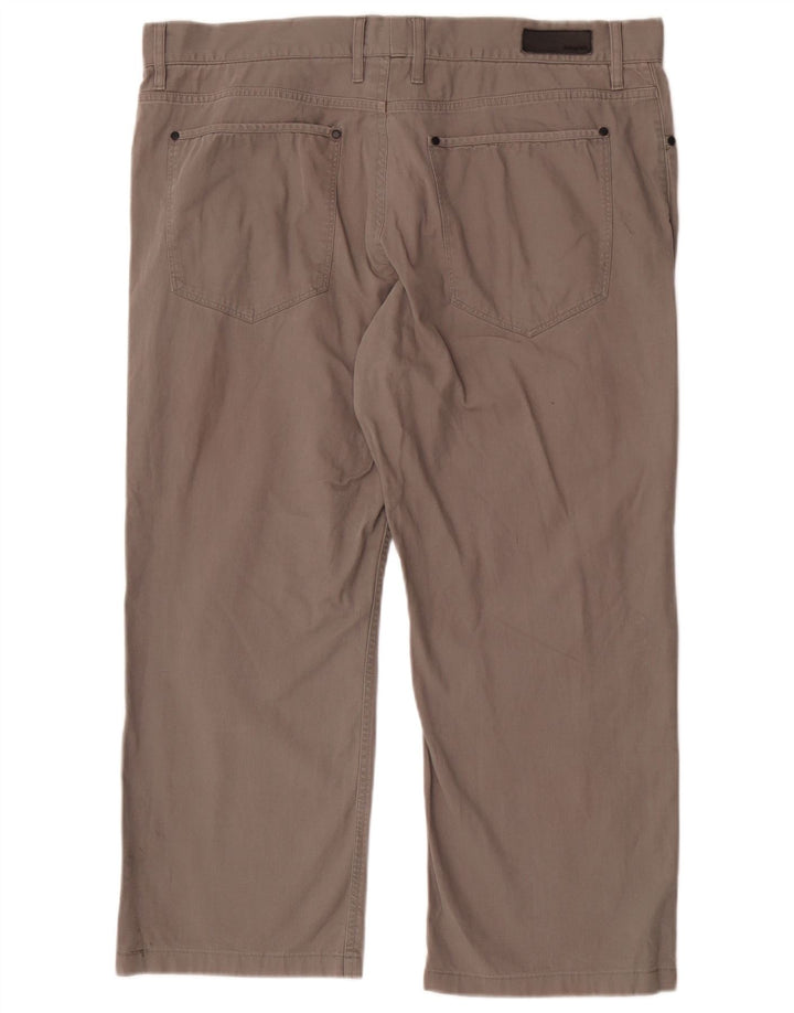 Marks & Spencer Herre Autograph Straight Cropped Trousers W40 L25 Grå