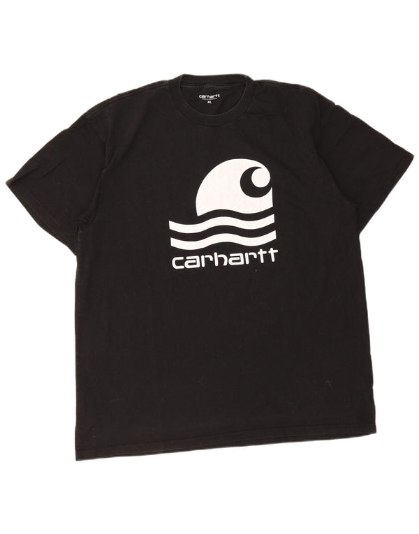 T-shirt grafica da uomo Carhartt Top XL in cotone nero