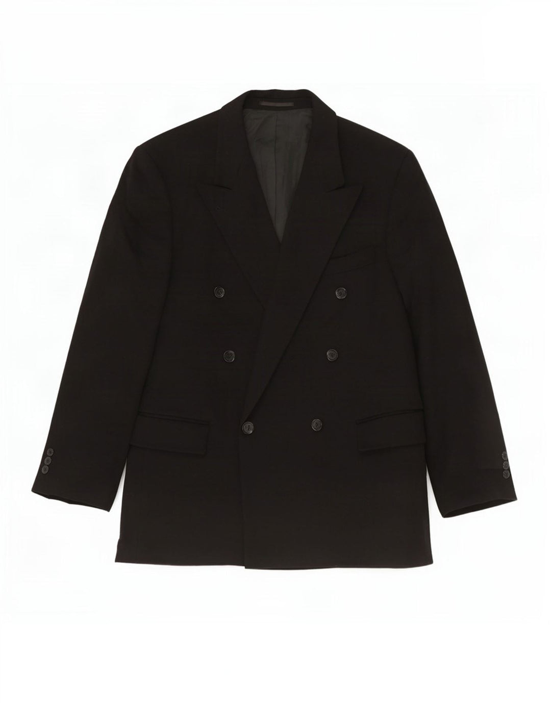 Ing Loro Piona & Co. Jachetă pentru bărbați cu două piepturi IT 54 2XL Negru