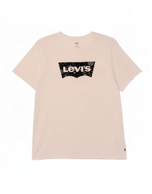 Levi's T-Shirt Standard Graphic Homme Blanc Large Coton