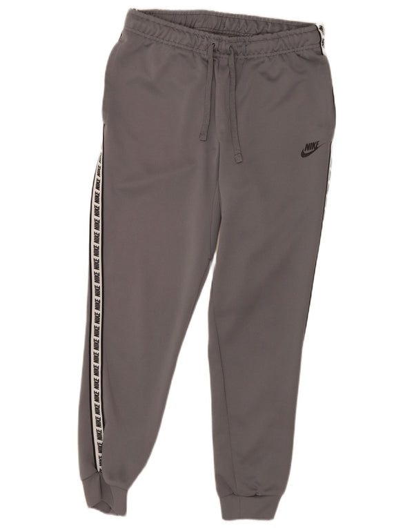 Nike Herren-Trainingshose mit Grafik, Jogginghose, Größe S, Grau, Farbblock