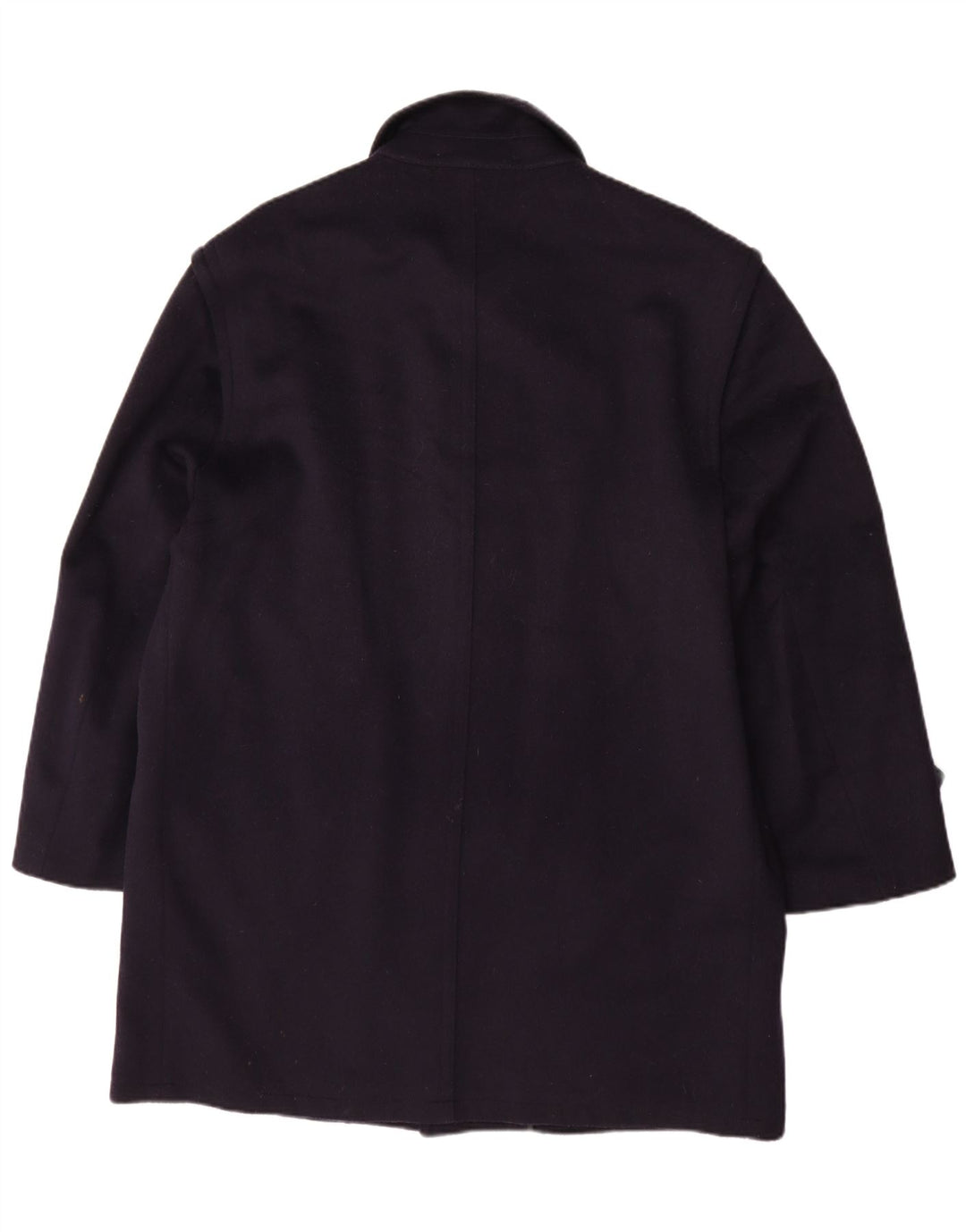 Schneiders Mens Pischl Overcoat UK 42 XL Navy Blue Wool