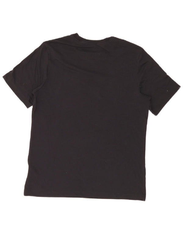 Nike Hommes Dri Fit Graphic T-Shirt Haut Noir Moyen Coton