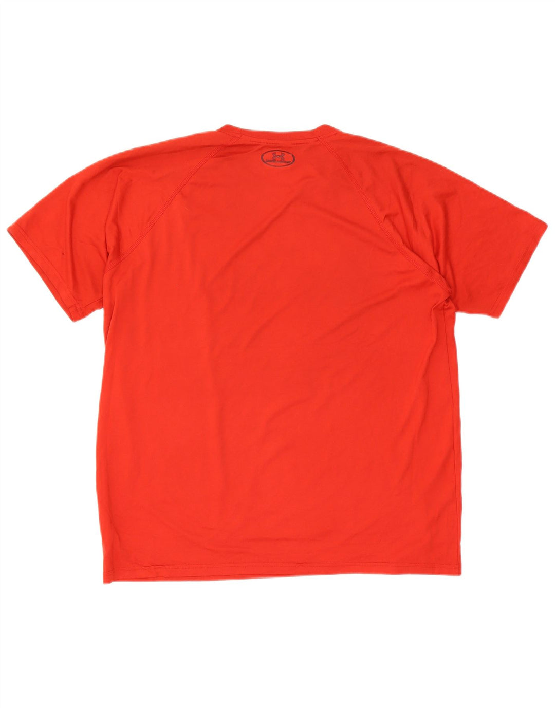 Under Armour Mens Heat Gear Graphic T-Shirt Top Large Red Polyester