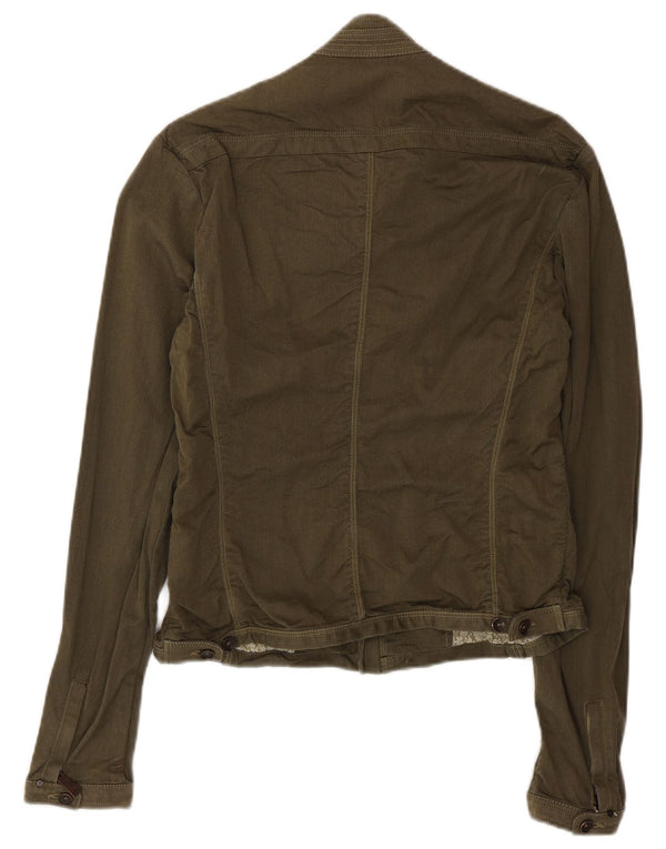 Datch Mens Utility Jacket UK 38 Medium Khaki Cotton