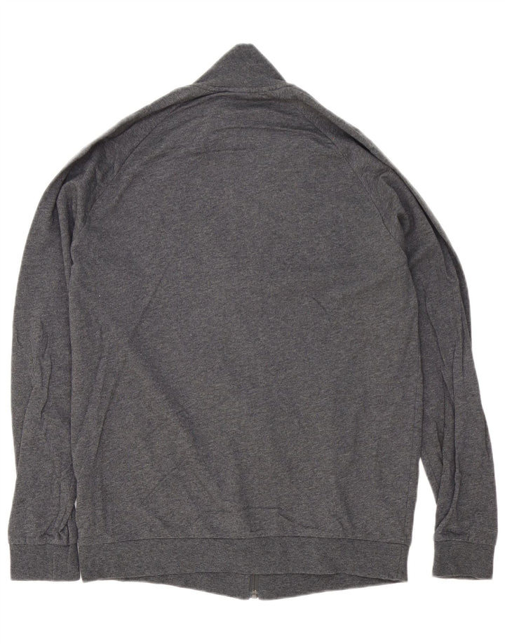 Hugo Boss Veste de survêtement en coton gris moyen |
