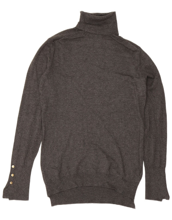 Rollkragenpullover für Damen von Zara, Gr. 14, Grau