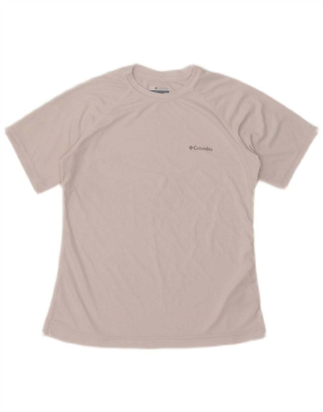 Columbia Mens T-Shirt Top Small White Polyester
