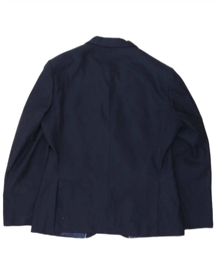 Marks & Spencer Herre 2-knaps blazerjakke EU 48 Medium Navy Blue