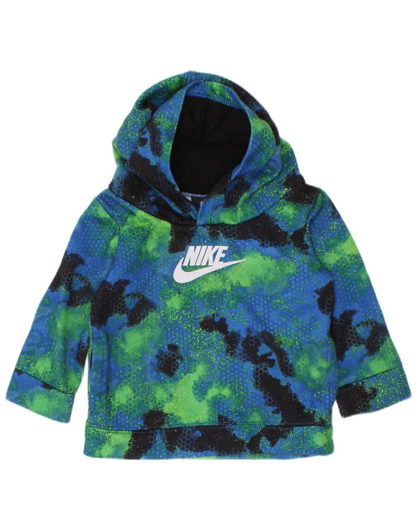 Nike Baby-Jungen-Kapuzenpullover mit Grafik, 12–18 Monate, mehrfarbig, Batikfärbung