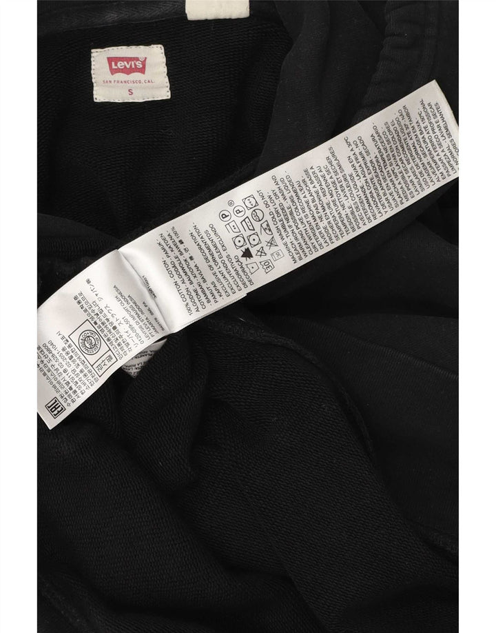 Maglione con cappuccio da uomo Levi's piccolo in cotone nero