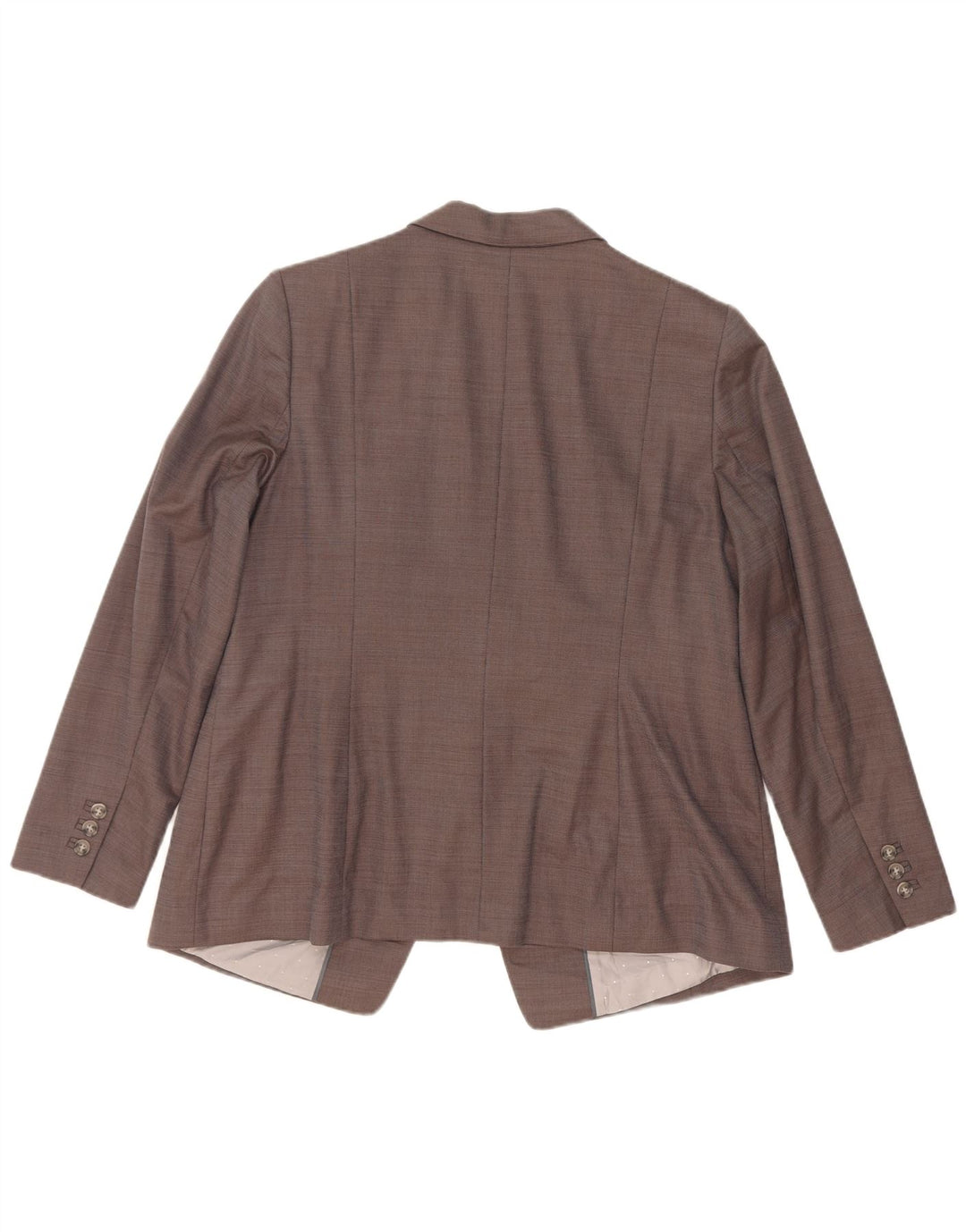 Marks & Spencer Veste Blazer 1 Bouton Femme UK 18 XL Gris Viscose