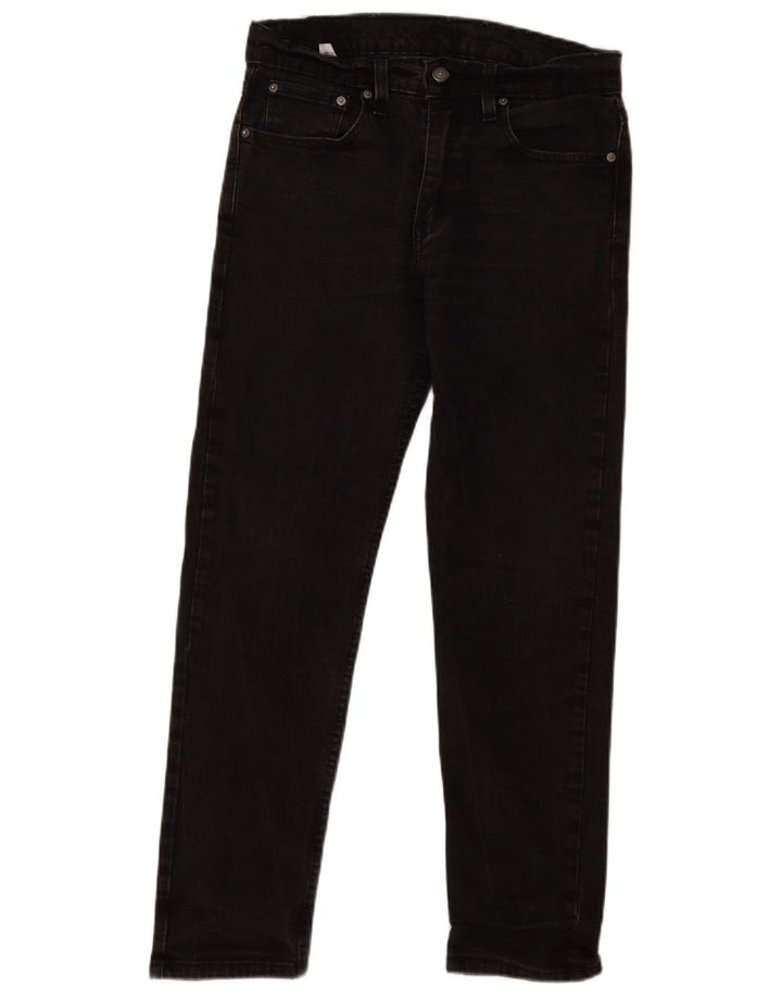 Levi's Herren 502 Straight Jeans W31 L29 Graue Baumwolle
