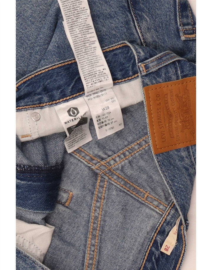 Levi's denimshorts til kvinder W28 mellemblå bomuld