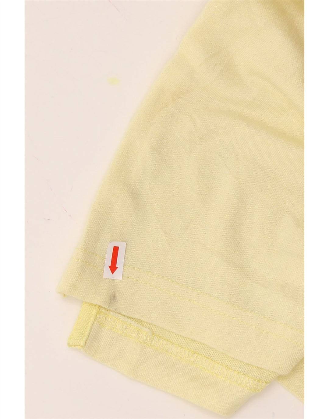 IZOD Mens Polo Shirt Large Yellow Colourblock Cotton Vintage Izod and Second-Hand Izod from Messina Hembry 