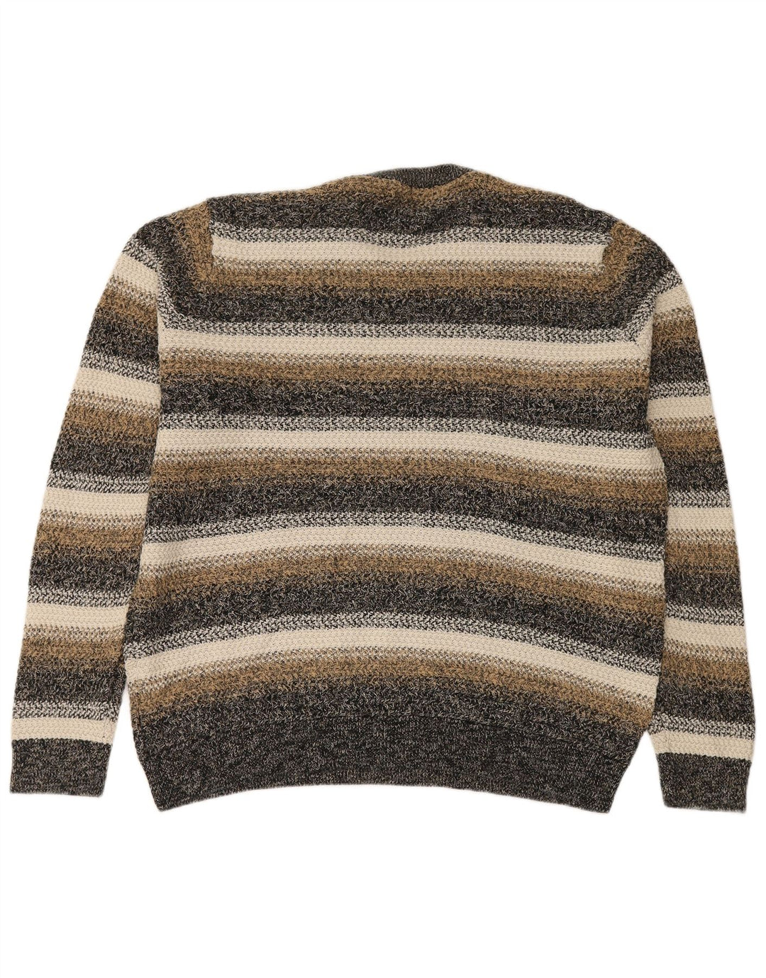 Suéter masculino Marks & Spencer com gola redonda XL listrado multicolorido