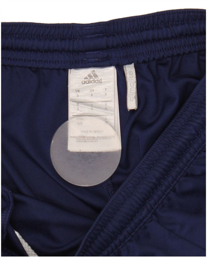 Adidas Herre Climalite Sportshorts Small Navy Blue Colourblock Polyester