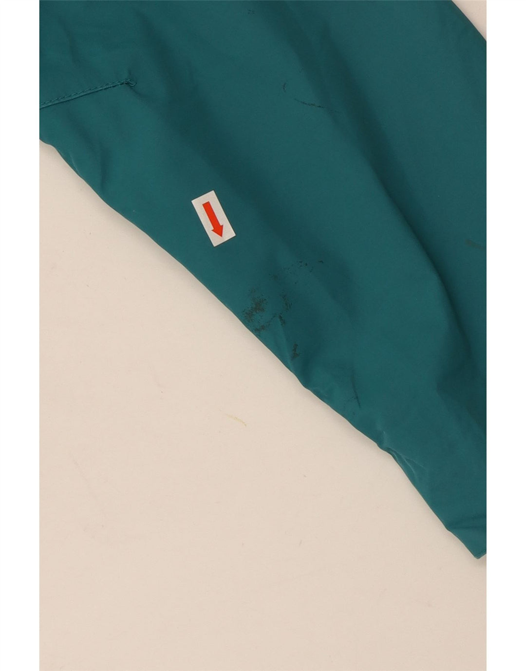 Jack Wolfskin Womens Hooded Rain Jacket UK 18 XL Turquoise Polyamide