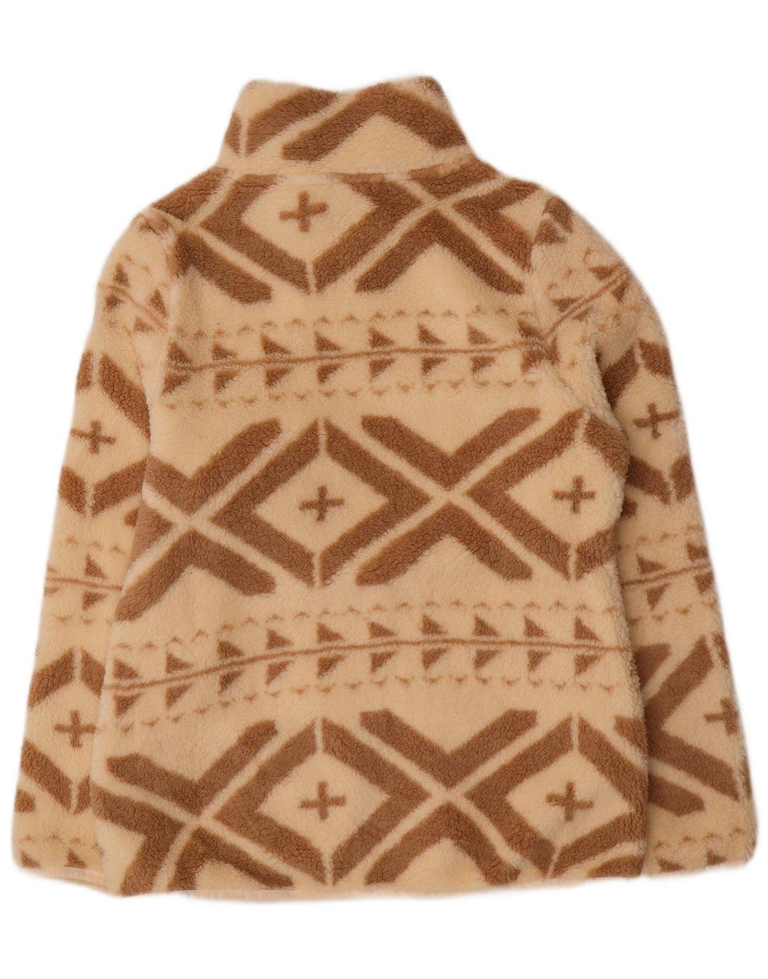 Basile Dame Fleecejakke UK 14 Large Beige Fair Isle Polyester
