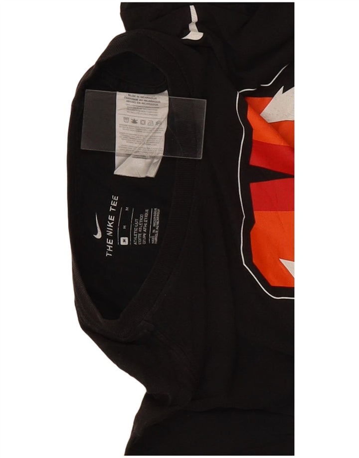 Nike Mens Tiger Woods Graphic T-Shirt Top Medium Black Cotton