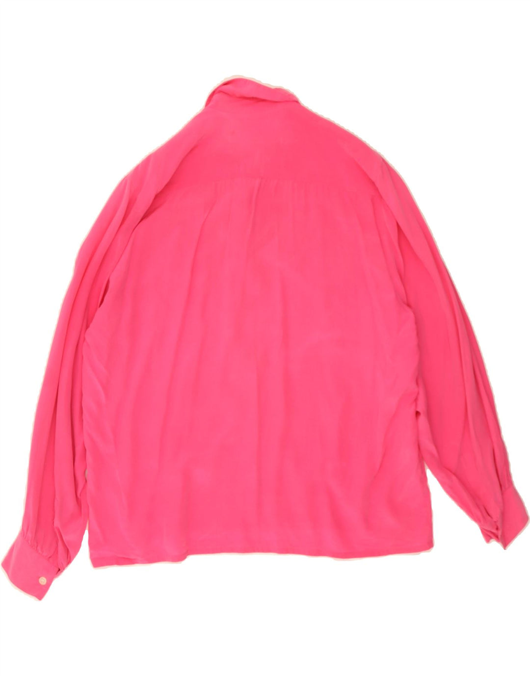 VINTAGE Womens Shirt Blouse UK 14 Large Pink Vintage Vintage and Second-Hand Vintage from Messina Hembry 