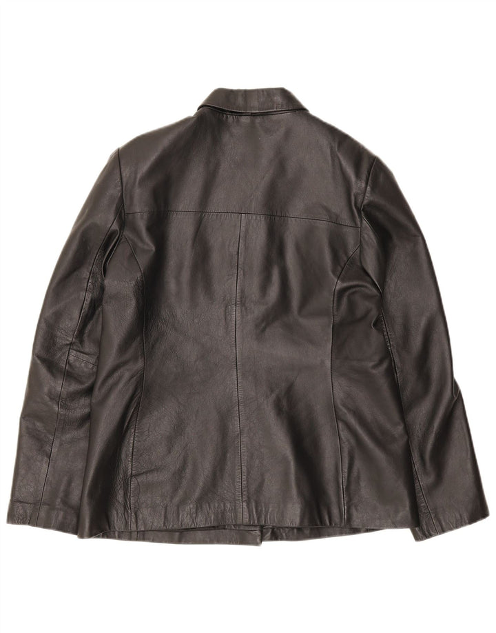 DPL Jachetă de piele pentru femei UK 12 Medium Black