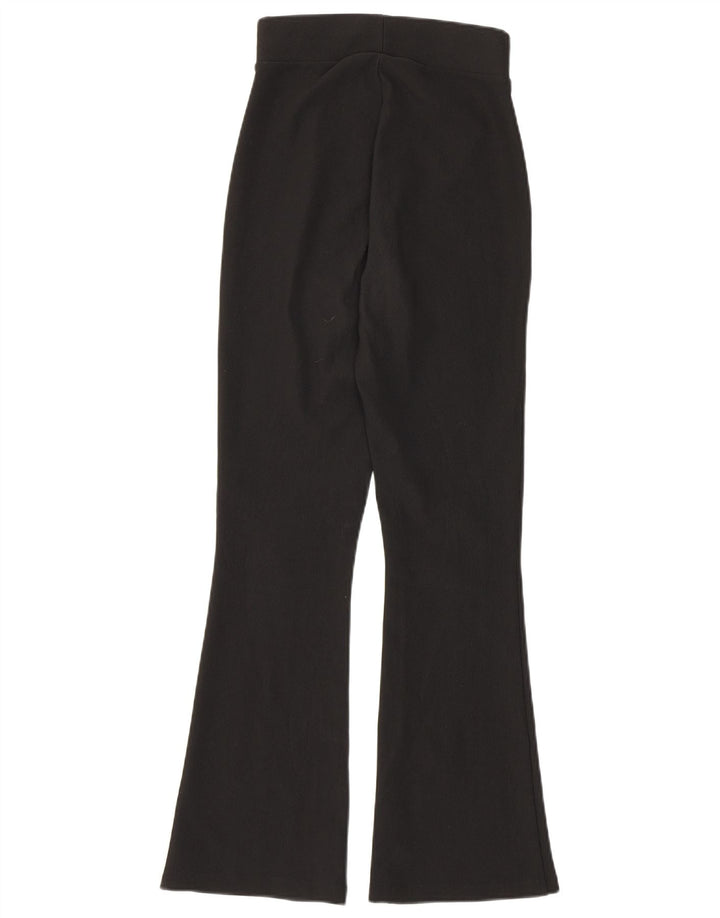 Zara Womens Flare Leggings UK 4 XS Black