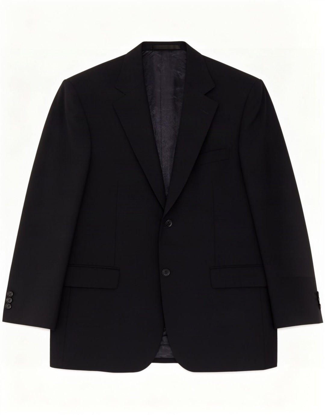 Jaqueta blazer masculina de 2 botões Marks & Spencer Reino Unido 40 médio azul marinho nova lã