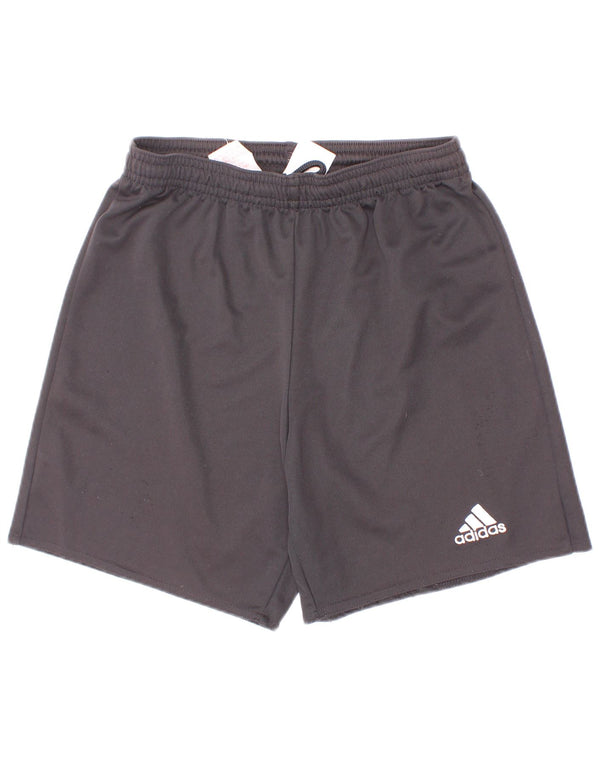 Pantaloncini sportivi Adidas da ragazzo 11-12 anni in poliestere nero