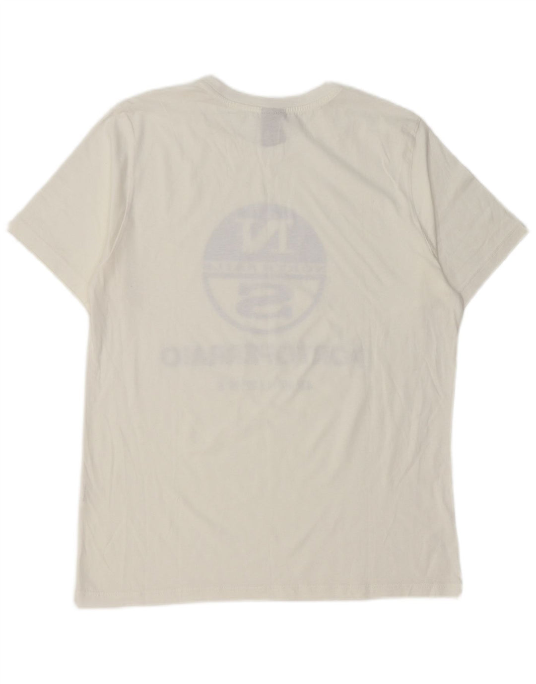 North Sails Herre Grafisk T-Shirt Top Stor Hvid