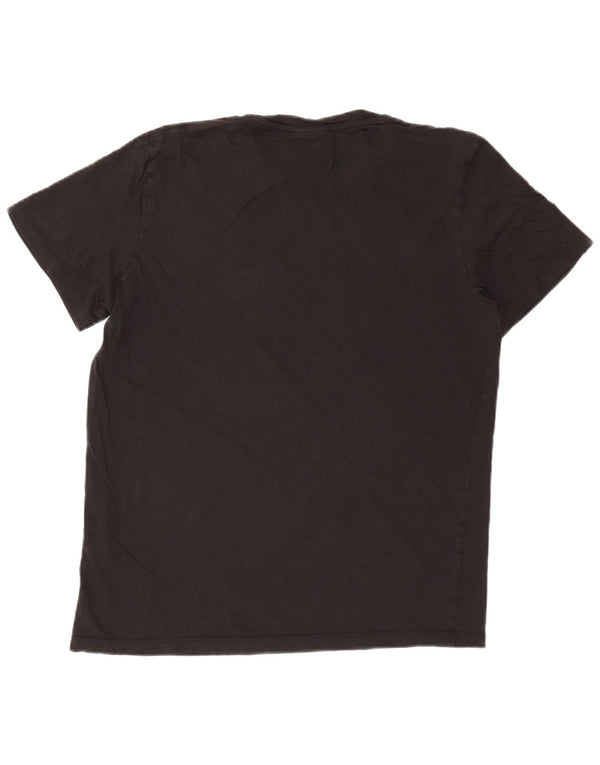 Jack & Jones Herre grafisk T-shirt top XL sort bomuld