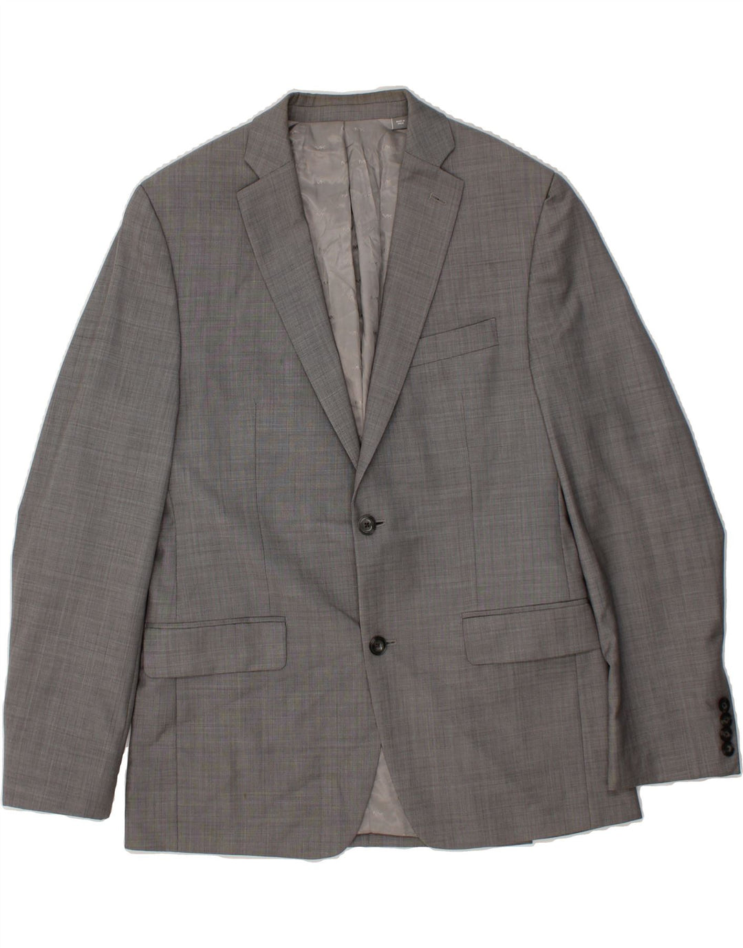 MICHAEL KORS Mens 2 Button Blazer Jacket UK 40 Large Grey Wool Vintage Michael Kors and Second-Hand Michael Kors from Messina Hembry 