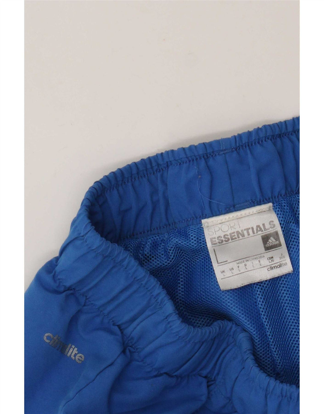 Adidas Mens Climalite Sport Shorts Large  Blue