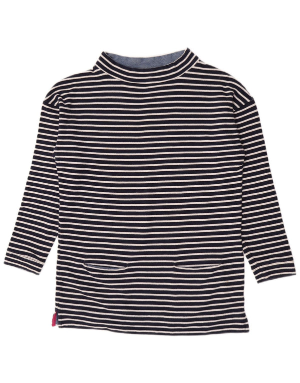 Joules Damen Top Langarm UK 10 Small Marineblau gestreift nautisch