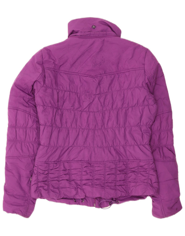 Giacca imbottita da donna Prana UK 16 Large Viola Poliestere