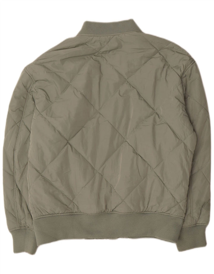 Giacca imbottita da uomo Zara UK 40 grande poliestere verde