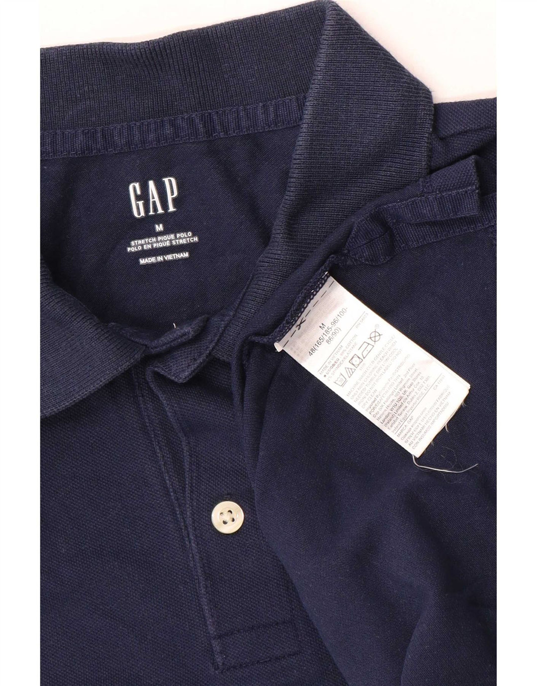 Polo Gap Hombre Algodón Azul Marino Mediano