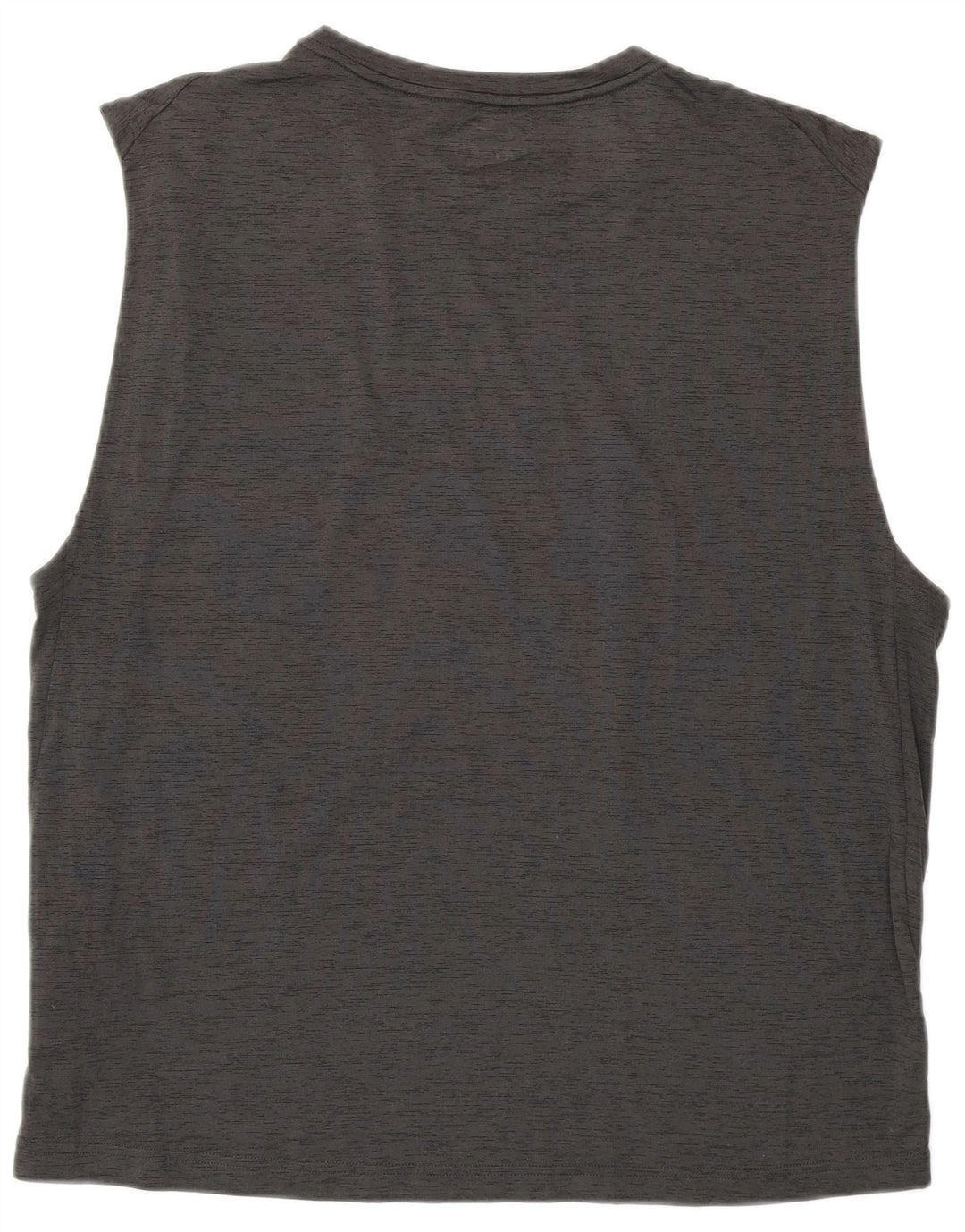 NIKE Womens Dri Fit Vest Top UK 20 2XL Grey Flecked Polyester