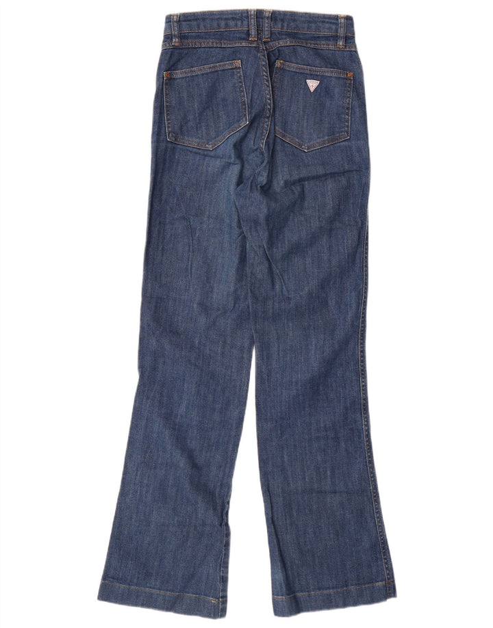 Guess Womens Bootcut Jeans W25 L32 Blue