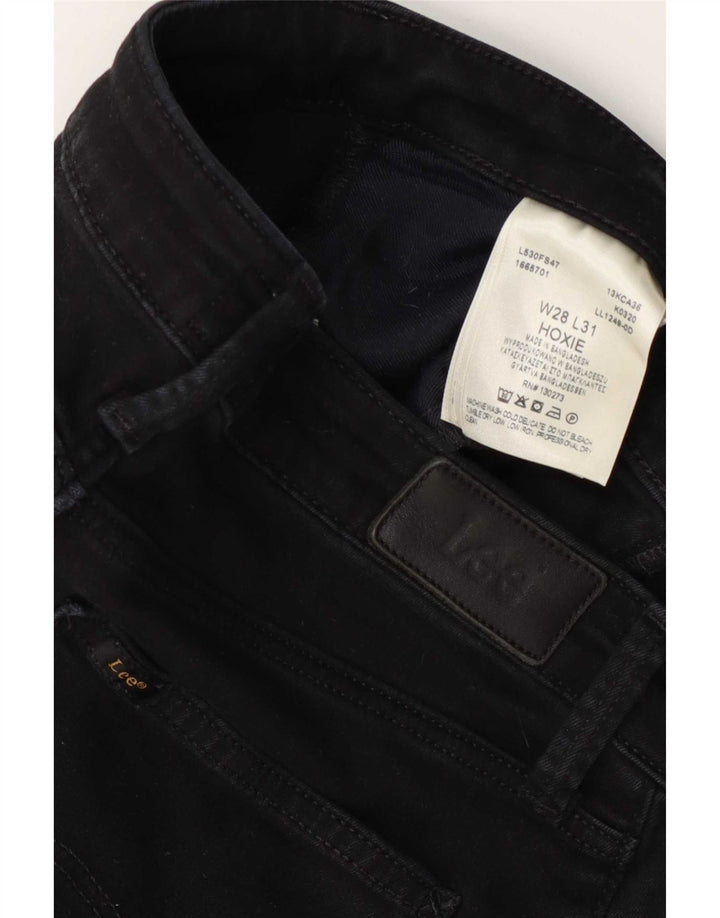 Lee Womens Hoxie Bootcut Jeans W28 L31 Black Cotton