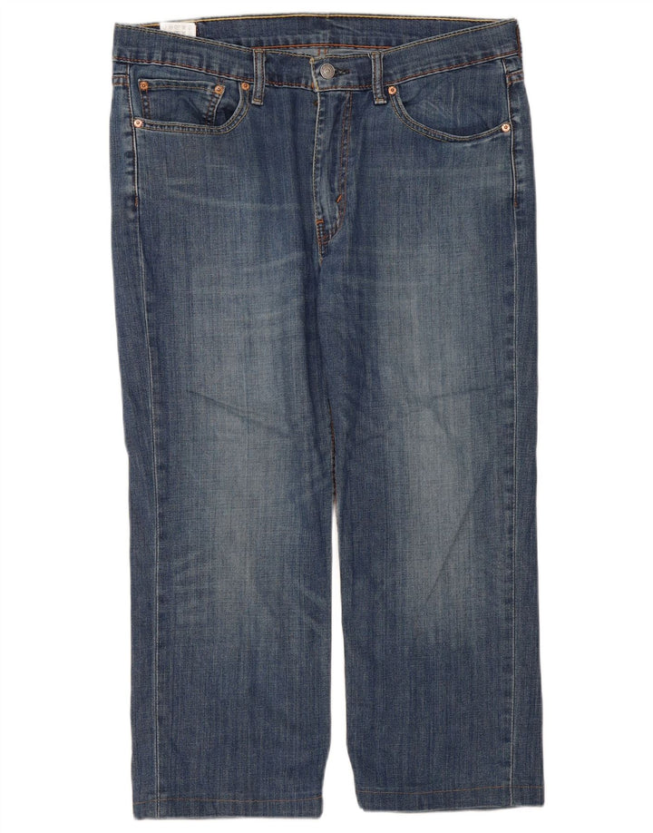 Levi's Womens Capri Jeans W36 L23 Blue Cotton