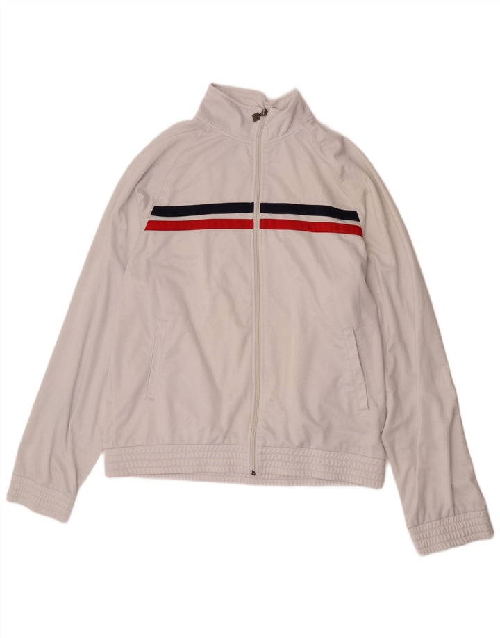Fila Træningsdragt til mænd Topjakke 2XL Hvidstribet polyester