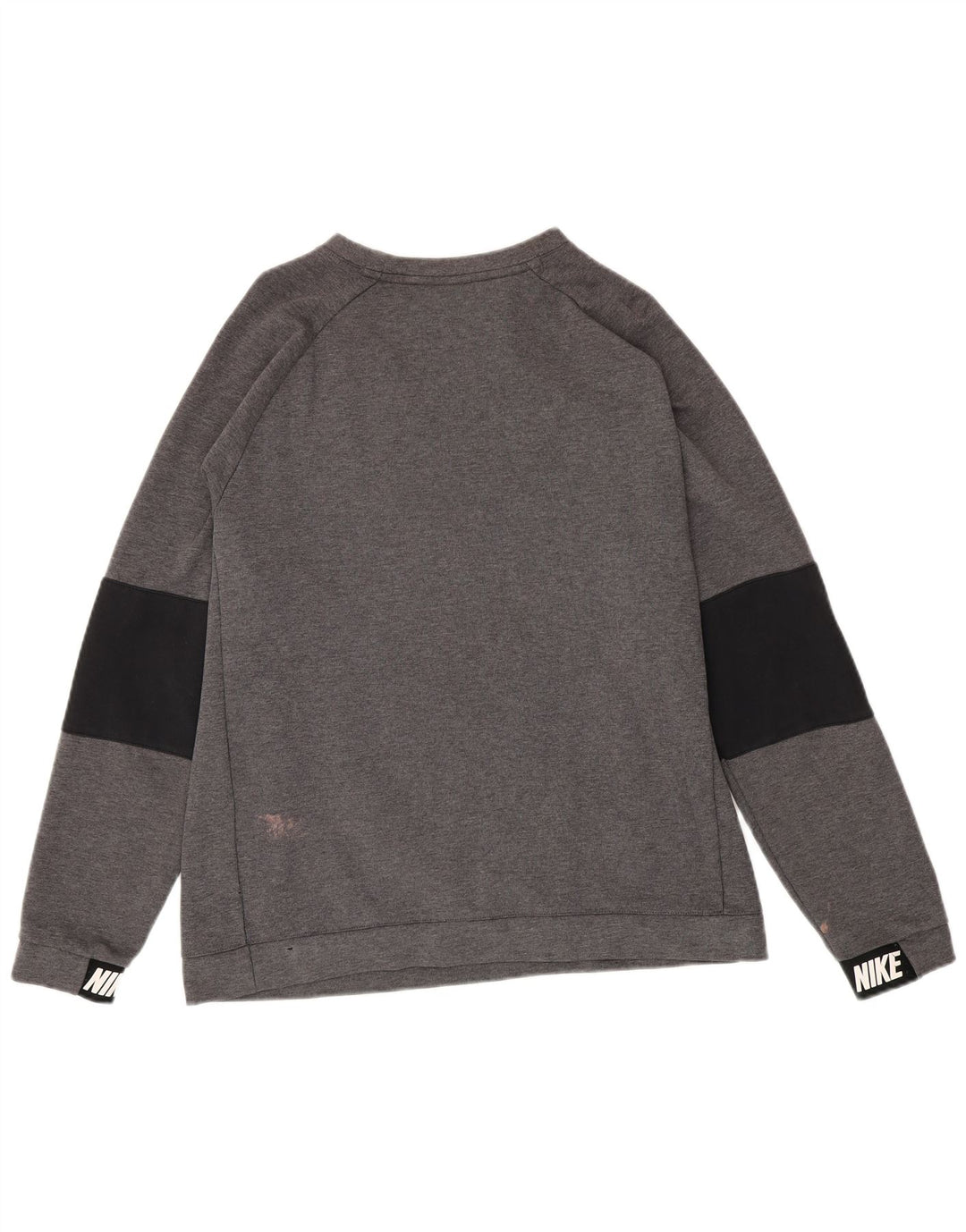 Nike grafisk sweatshirt til mænd, stor grå farveblok